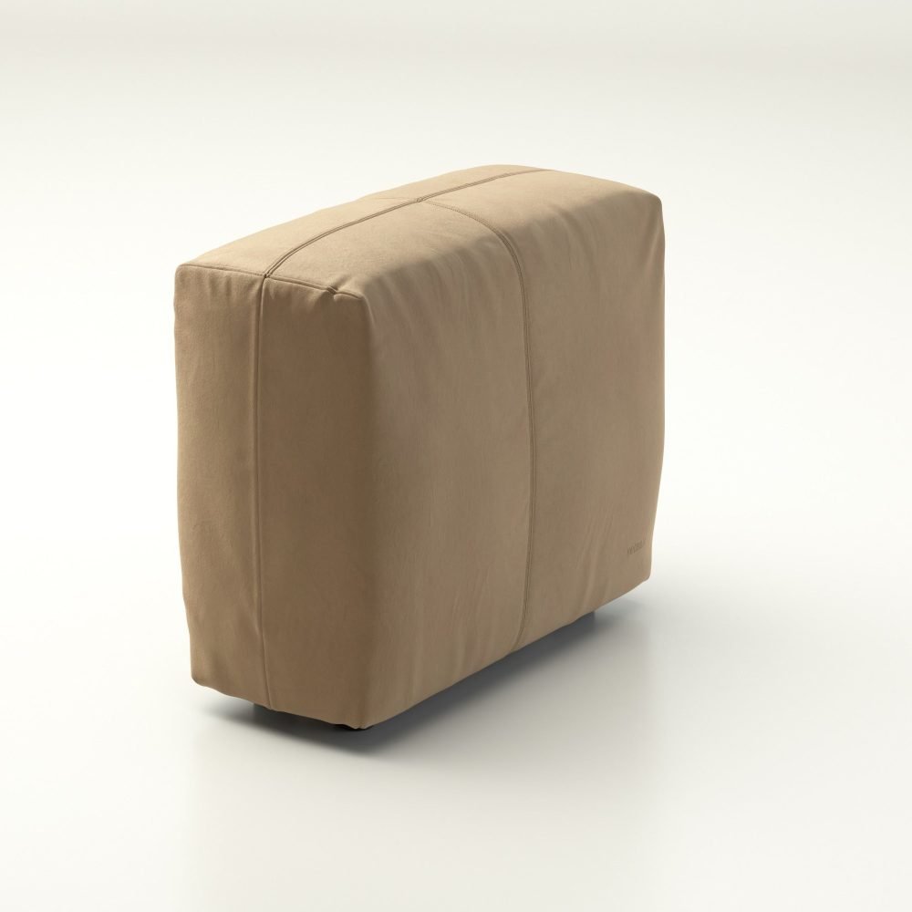 vetsak | Sofa Side Small - leather - beige