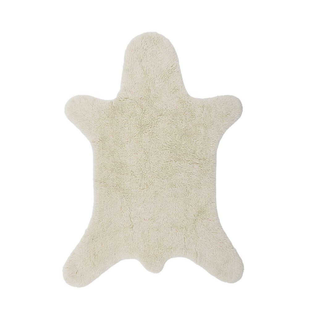 Bear Rug, White, Wool