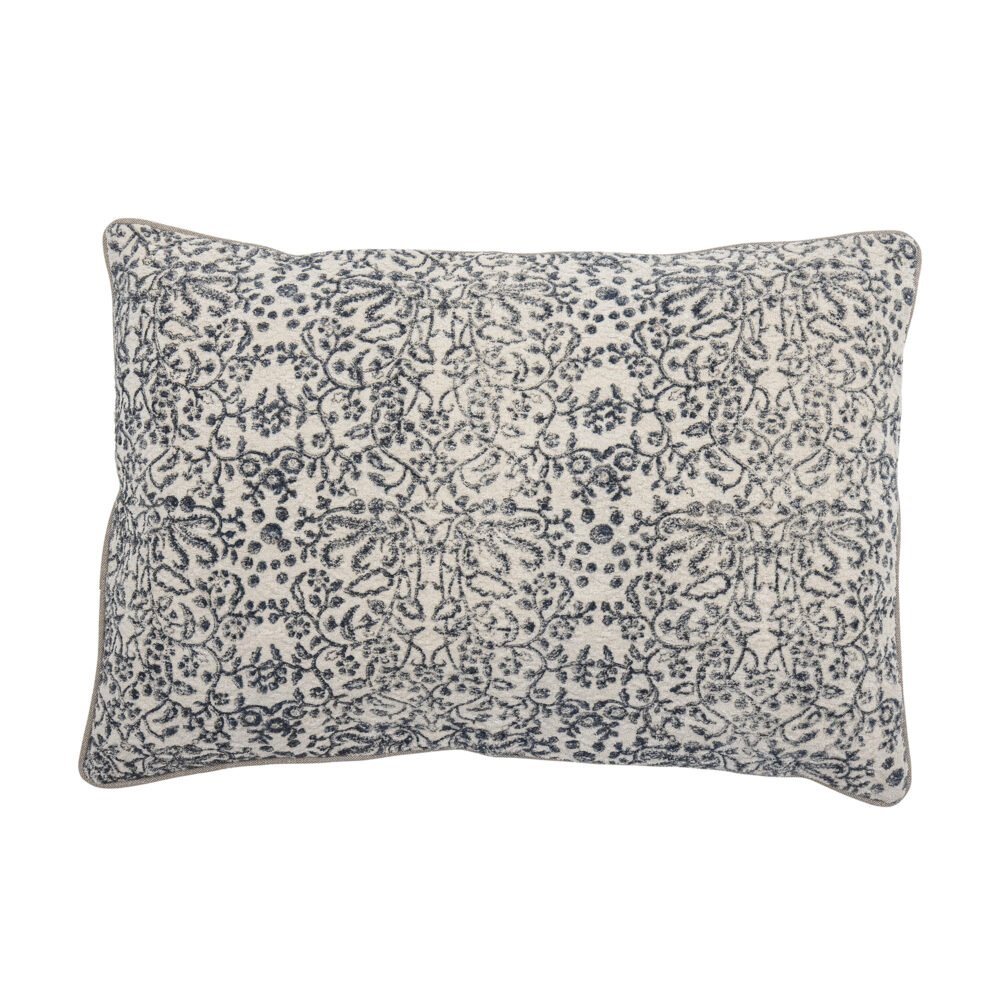 Jesi Cushion, Black, Cotton