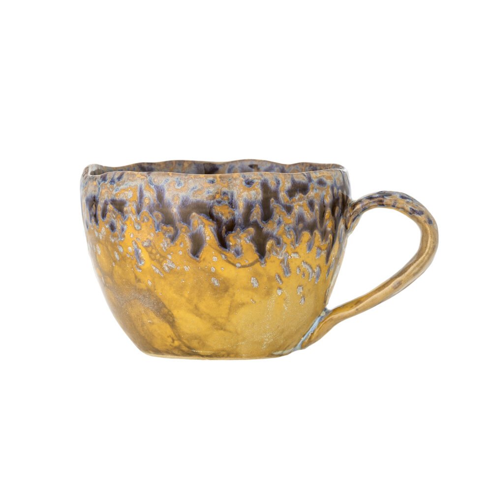 Milani Cup, Yellow, Stoneware - Image 4