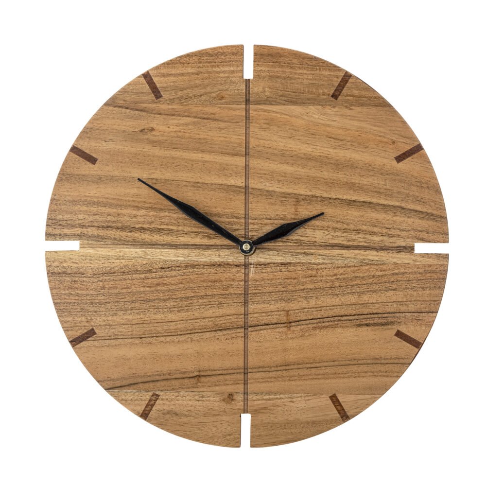 Florina Wall Clock, Nature, Acacia