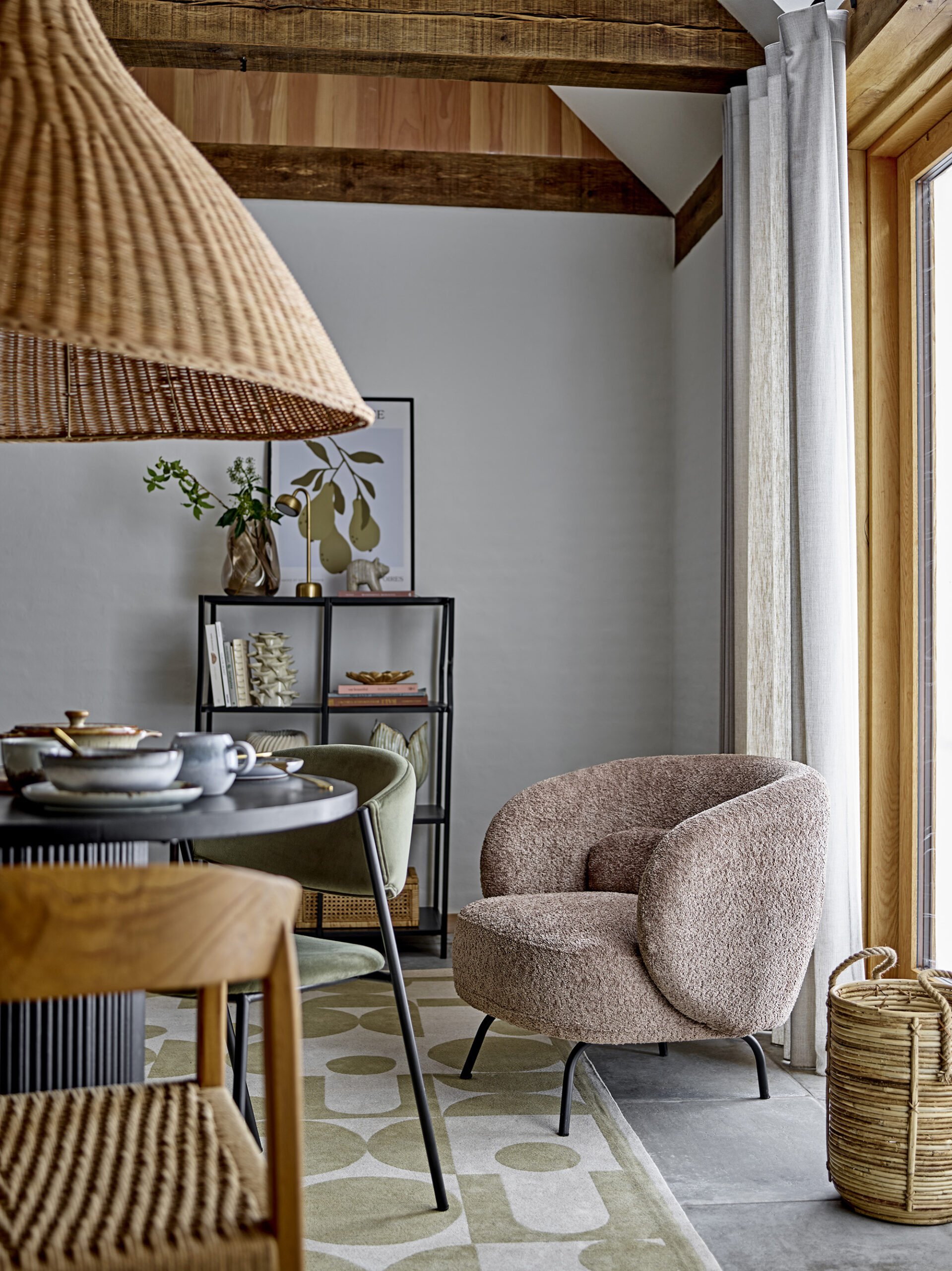 Camine Pendant Lamp, Nature, Rattan - Image 3