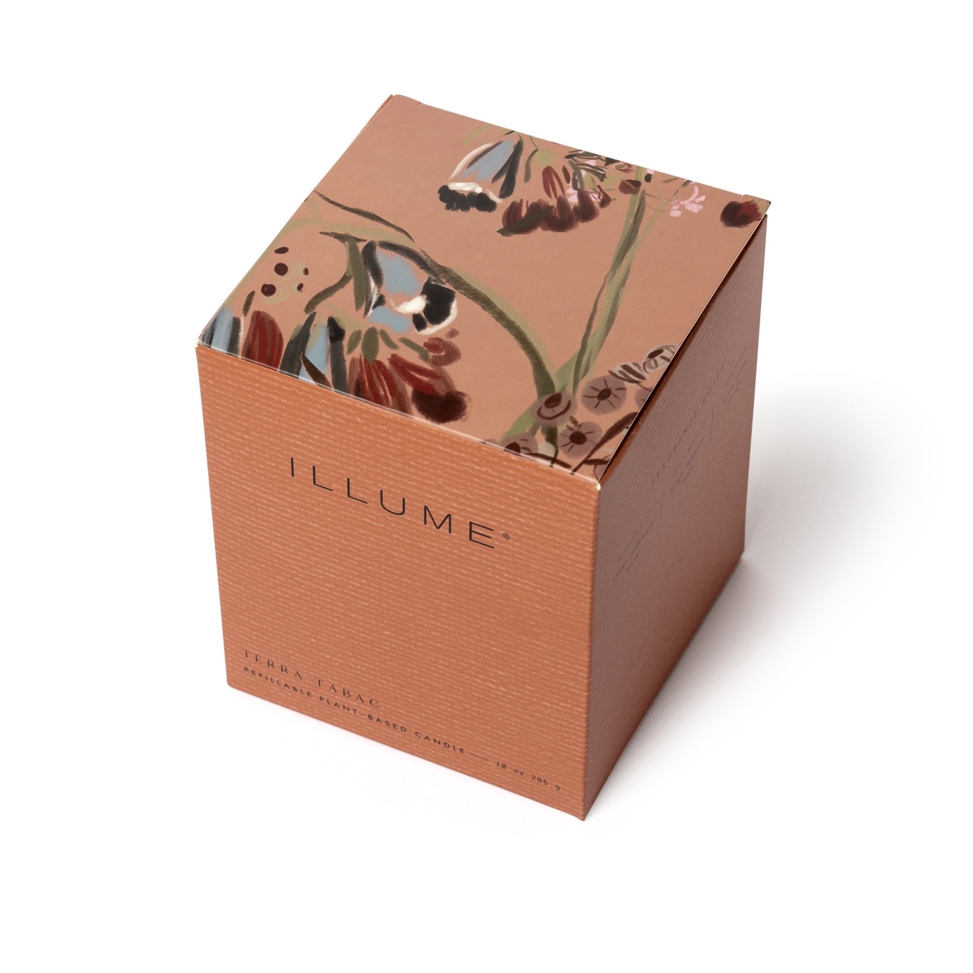 Terra Tabac Box Glass Candle, Brown, - Image 2