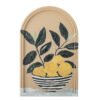 Limone Illustration w/ Frame, Yellow, MDF