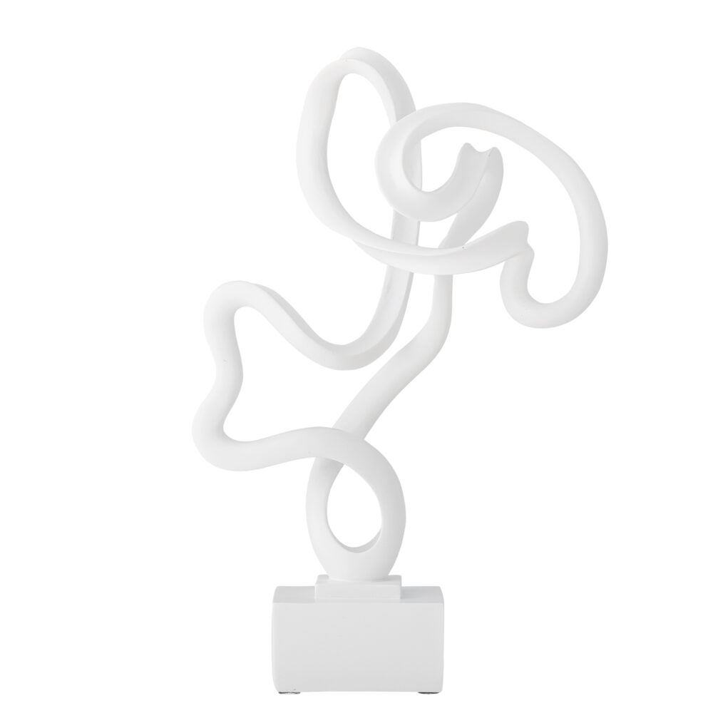 Arista Deco, White, Resin