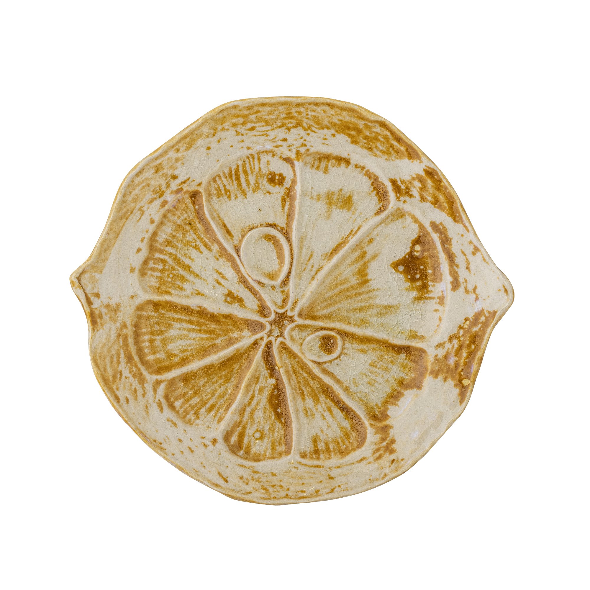 Golda Serving Plate, Brown, Stoneware - Image 3