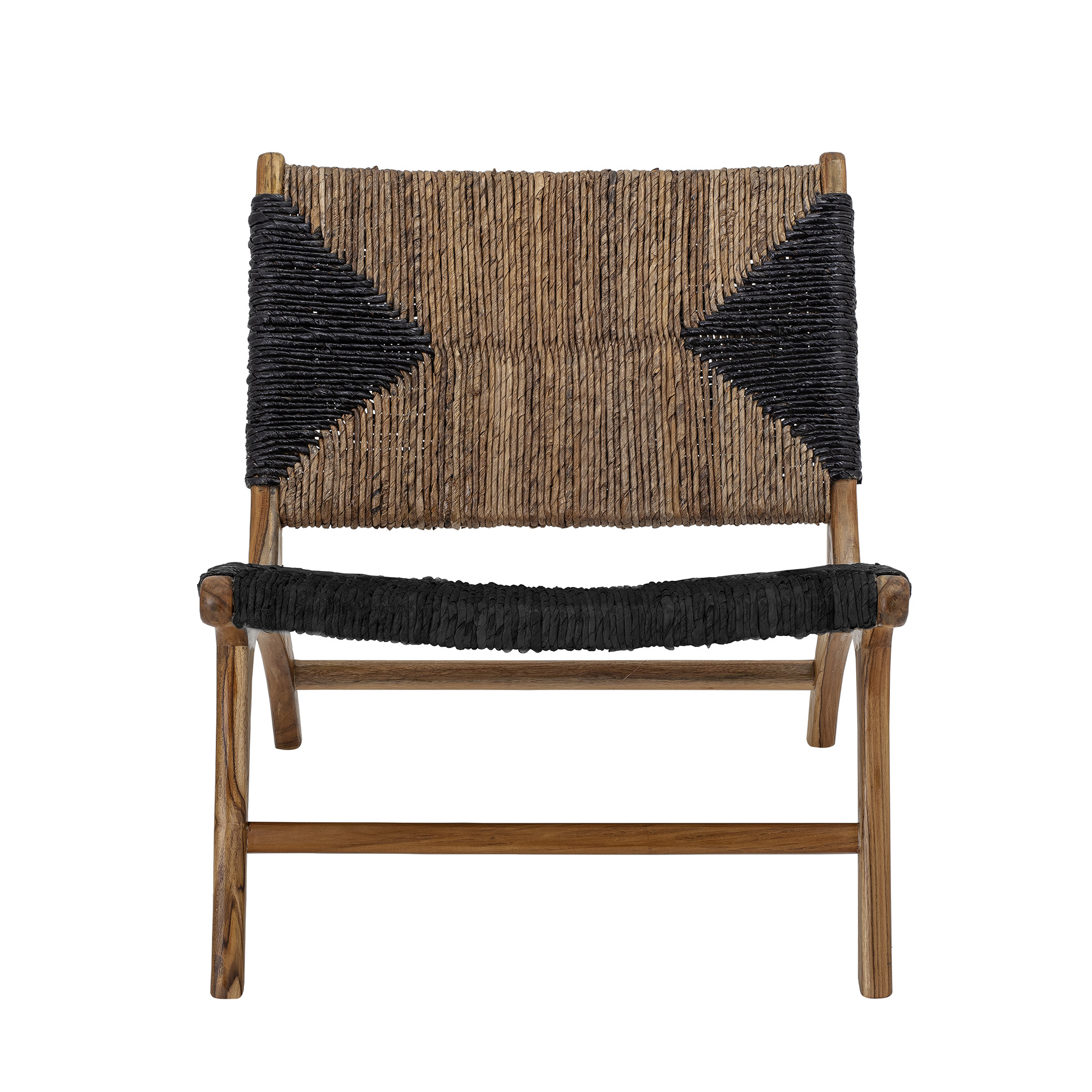 Grant Lounge Chair, Black, Teak