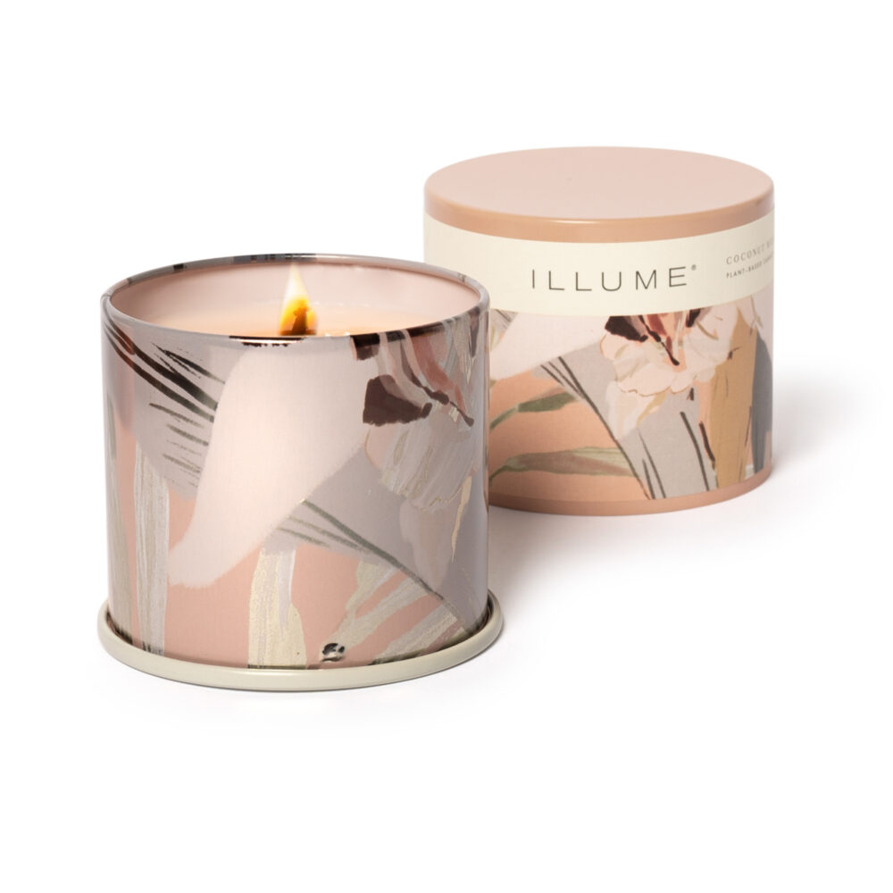 Coconut Milk Mango Vanity Tin Candle, Rose, - Image 3