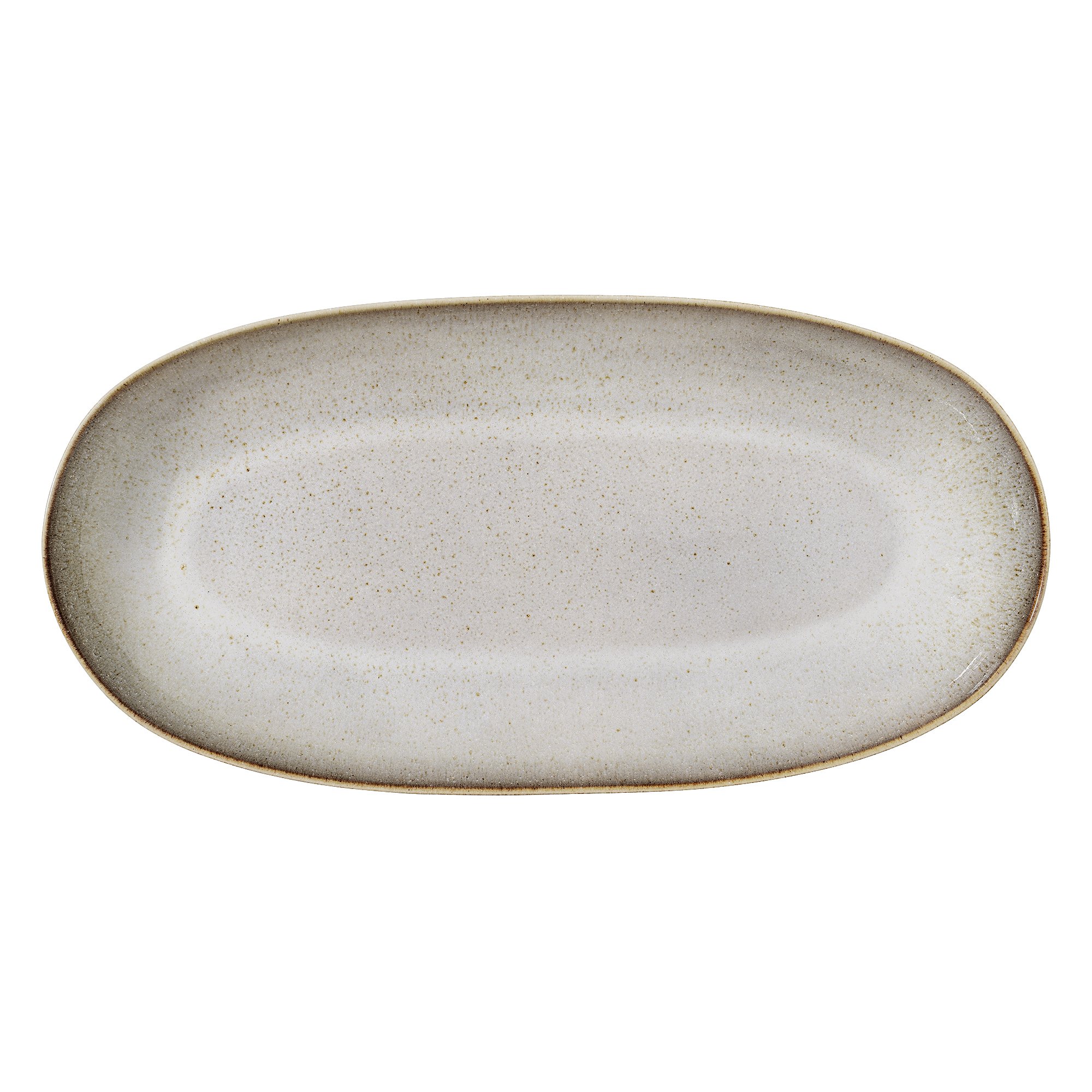 Sandrine Serving Plate, Nature, Stoneware - Image 3