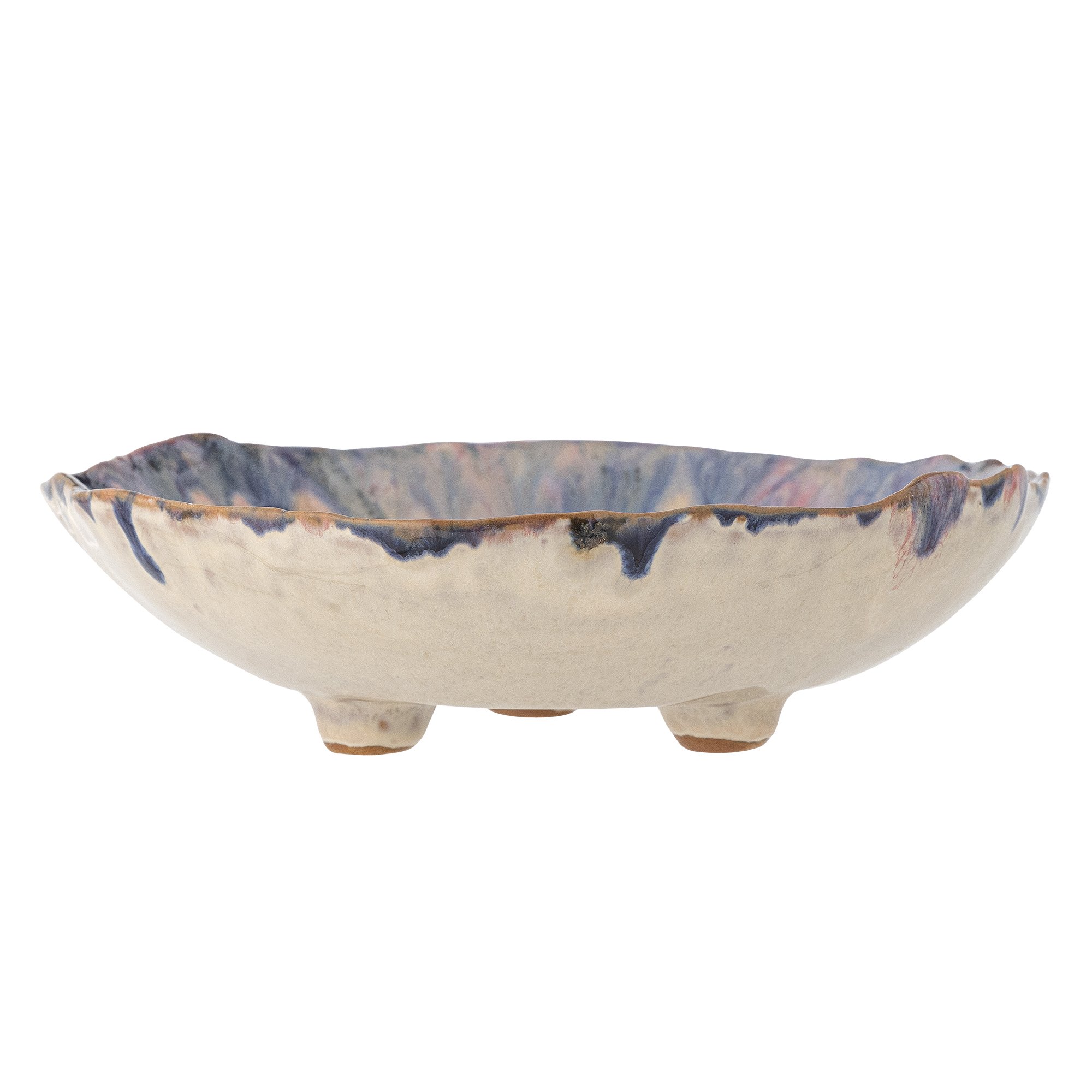 Amalia Bowl, Blue, Stoneware - Image 3