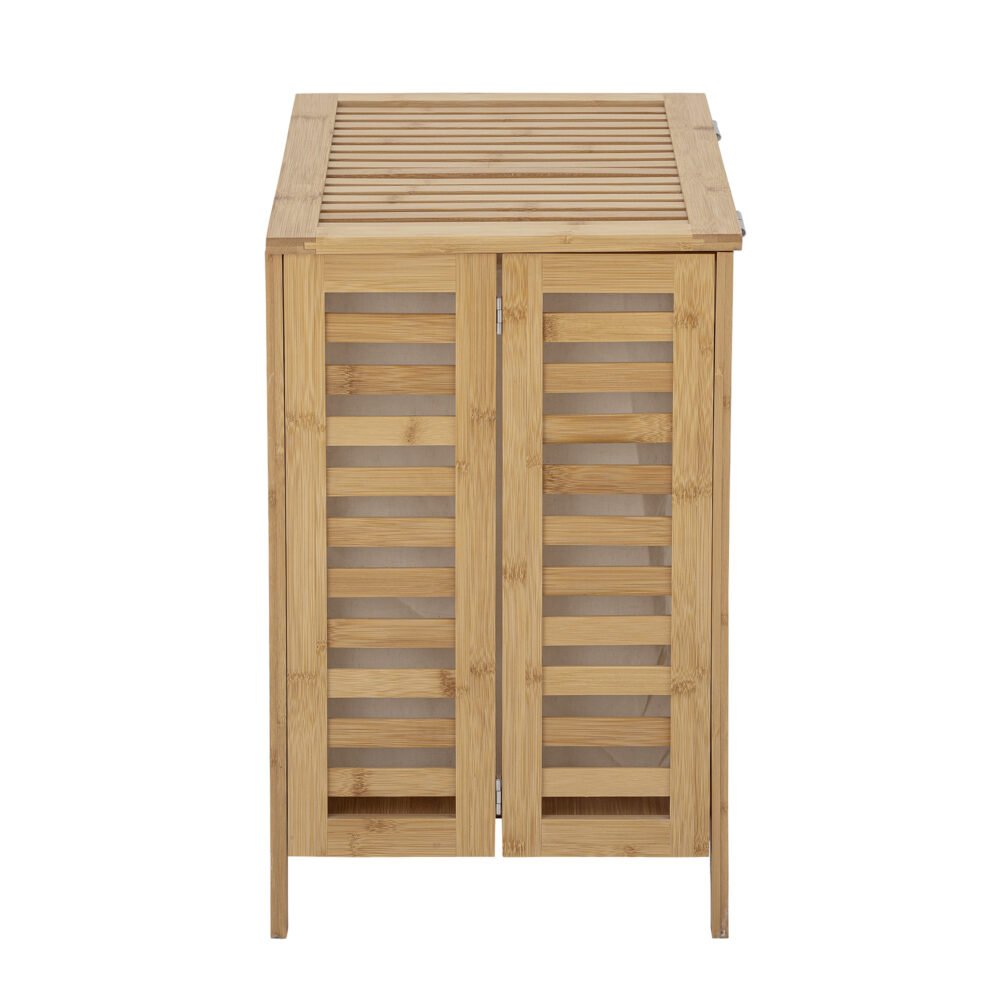 Aden Laundry Basket, Nature, Bamboo - Image 4