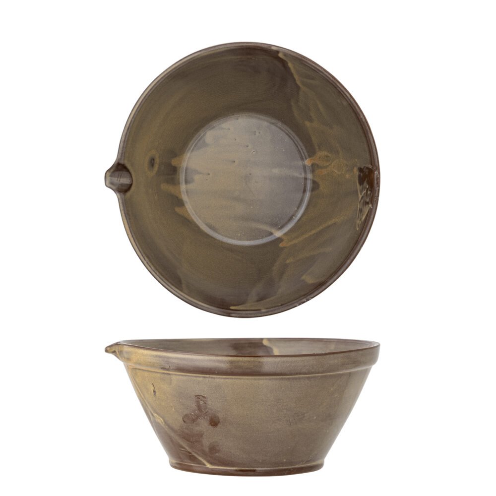 Lani Baking Bowl, Brown, Stoneware - Image 3
