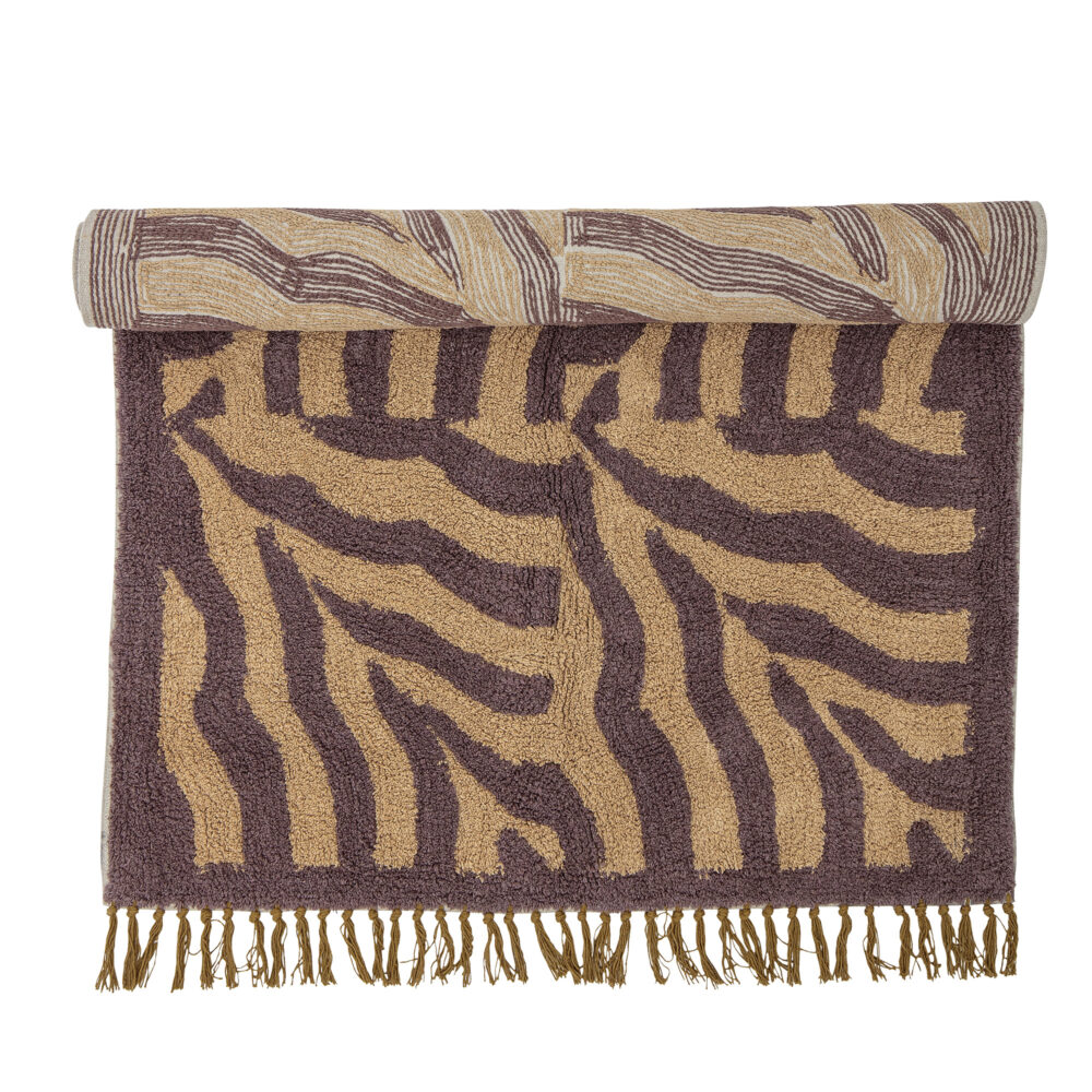 Izza Rug, Purple, Cotton