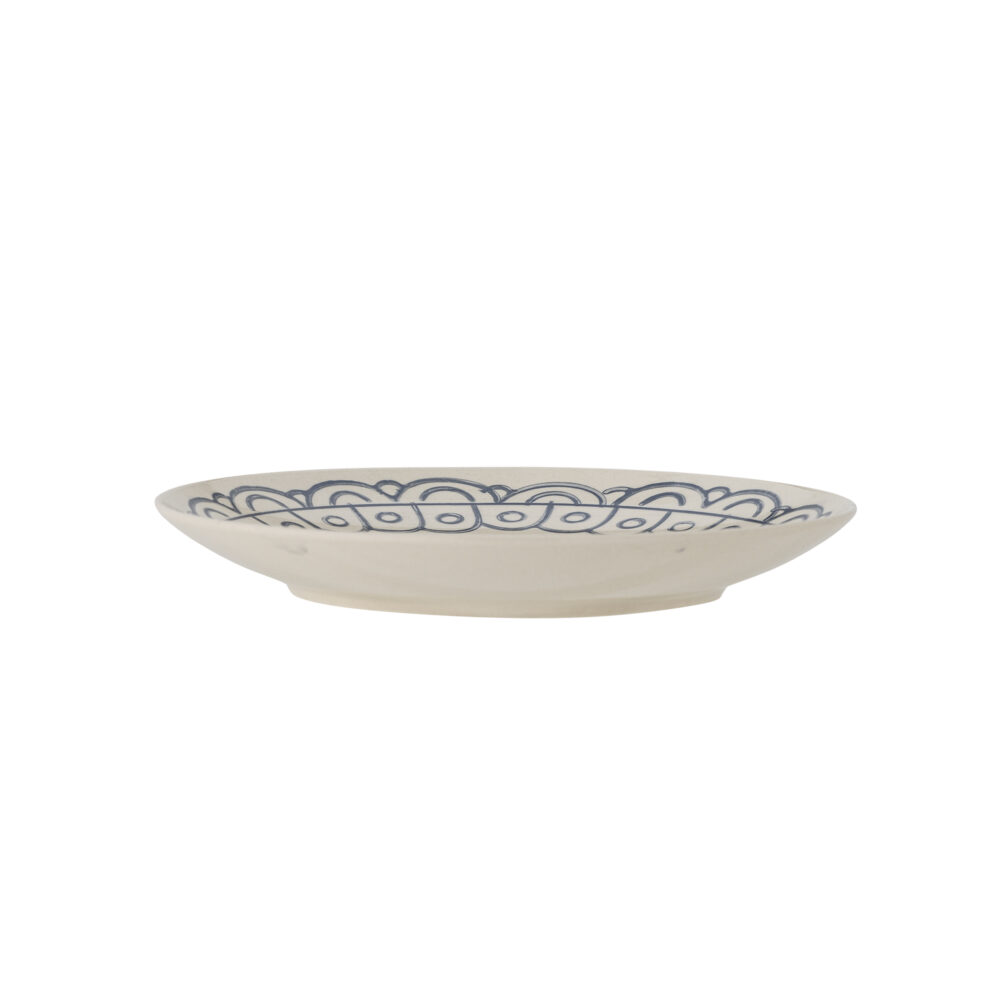 Maple Plate, Blue, Stoneware - Image 3