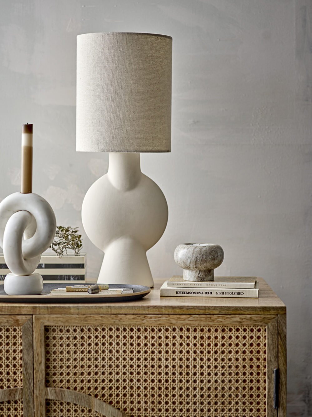 Sergio Table lamp, Nature, Stoneware - Image 3