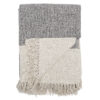 Sefanit Throw, Grey, Recycled Cotton