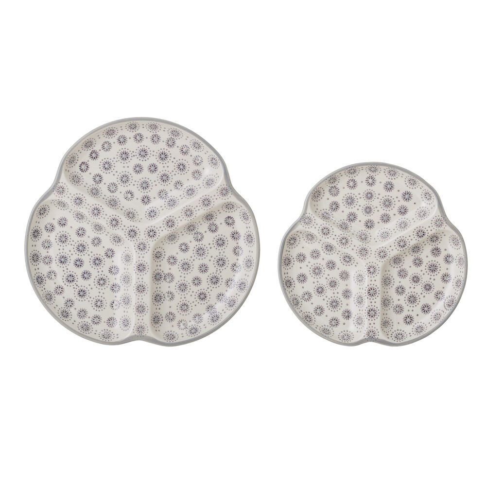 Elsa Tray, Grey, Stoneware