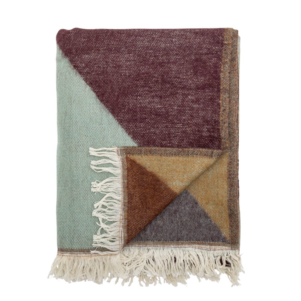 Ara Throw, Red, Acrylic