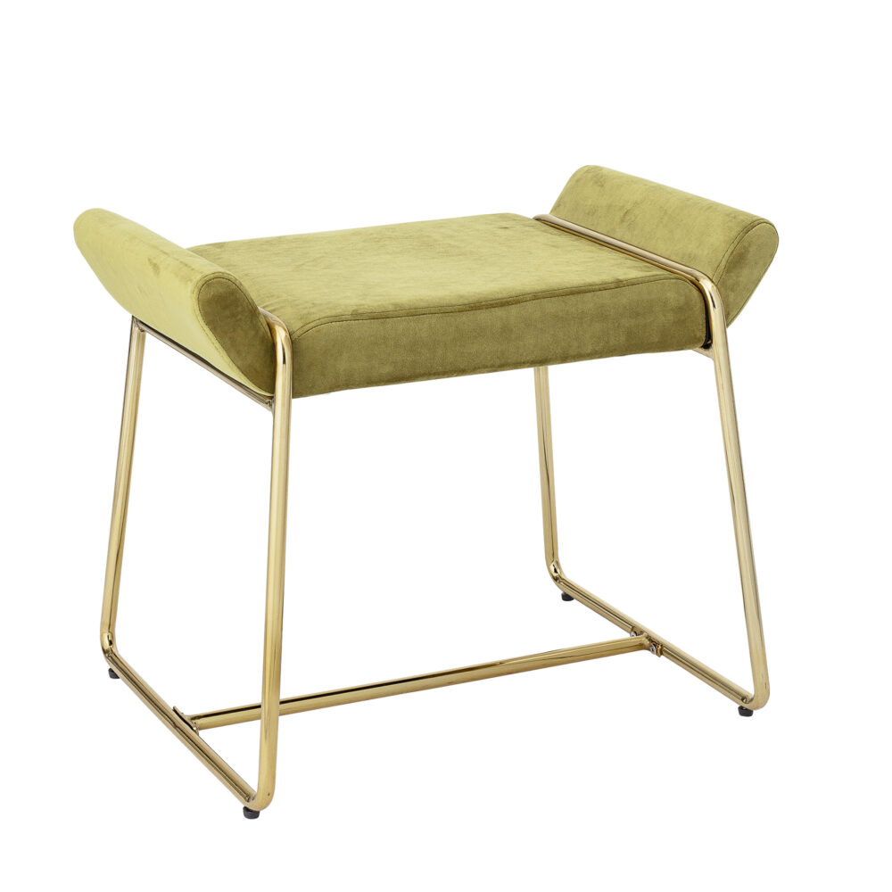 Megan Stool, Yellow, Polyester - Image 3