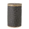 Jud Basket w/Lid, Black, Seagrass