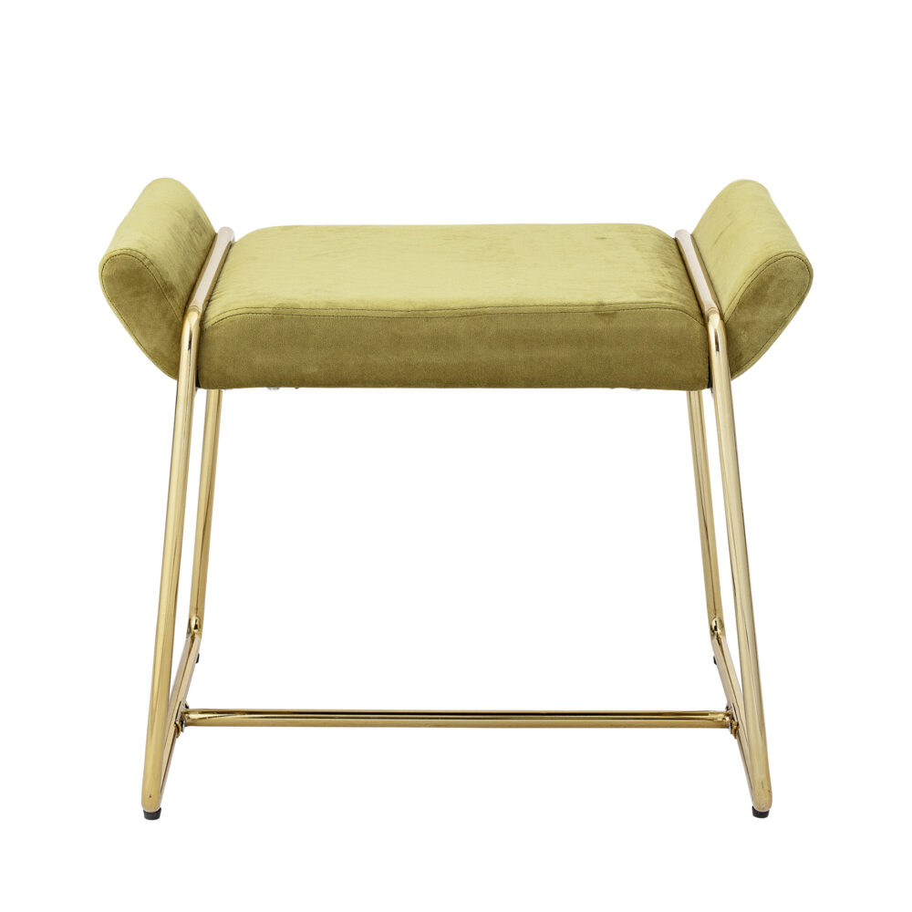 Megan Stool, Yellow, Polyester