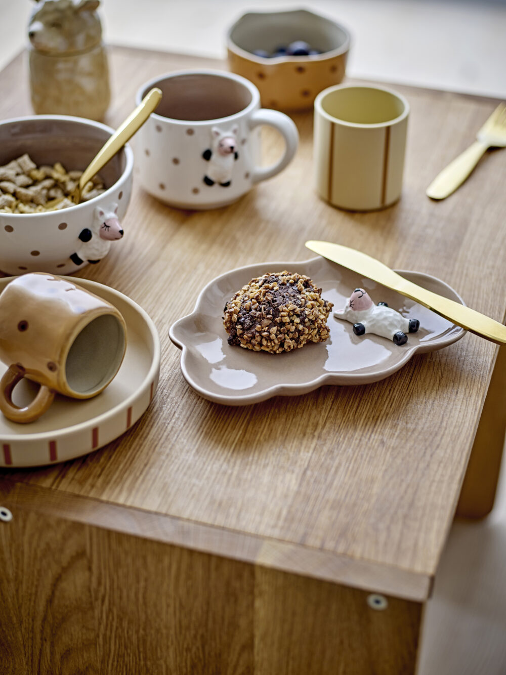 Dolly Bowl, Brown, Stoneware - Image 5