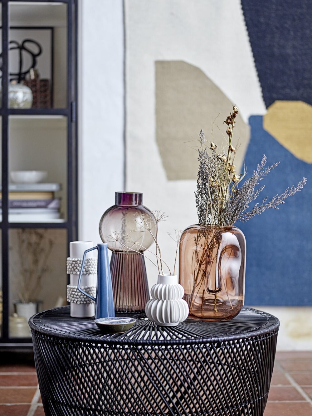 Amida Vase, Brown, Glass - Image 3