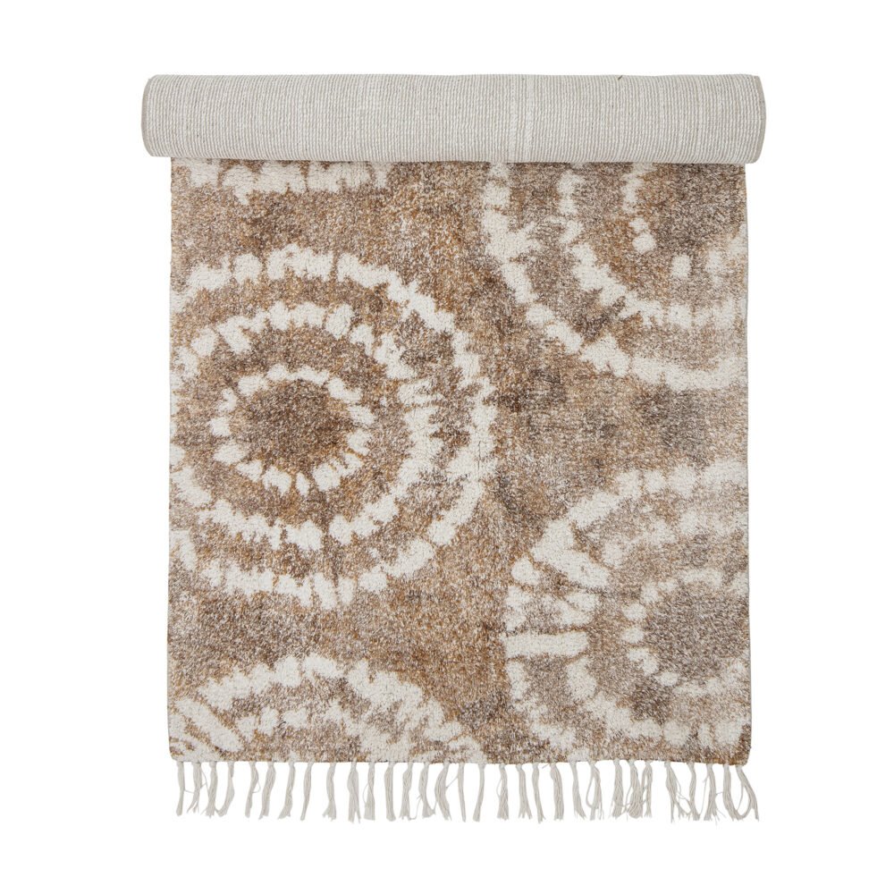 Sada Rug, Brown, Cotton