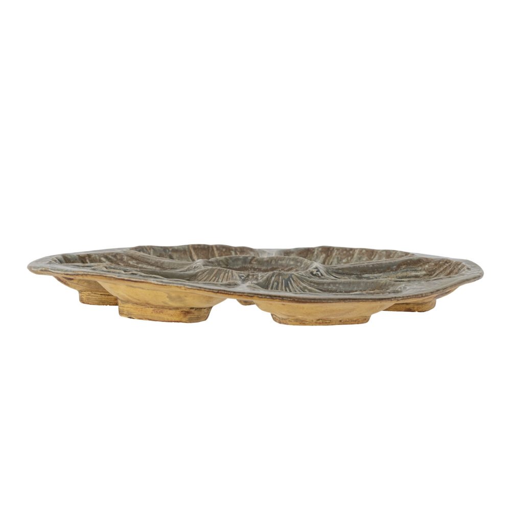 Lois Tray, Brown, Stoneware - Image 3