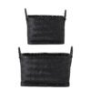 Carmil Basket, Black, Seagrass