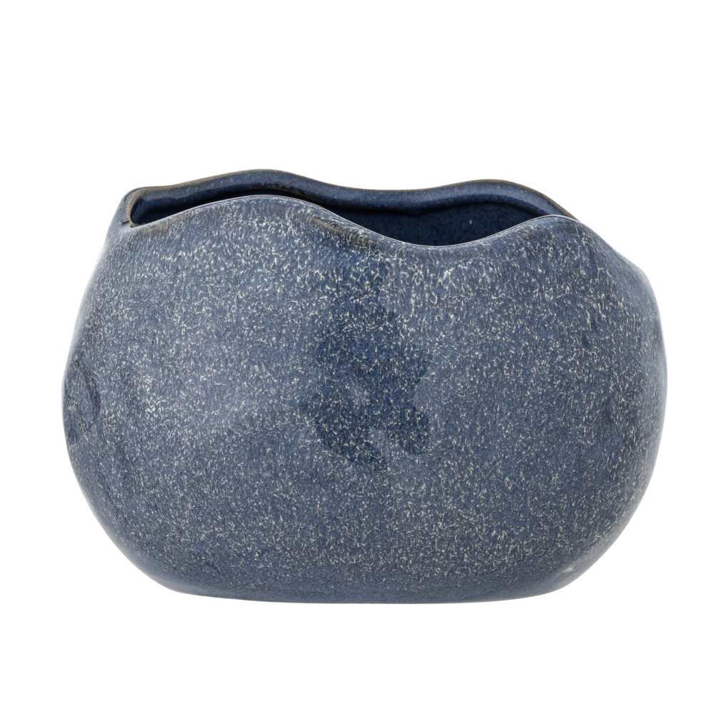Pennie Flowerpot, Blue, Stoneware