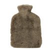Cedar Hot Water Bottle, Nature, Sheepskin