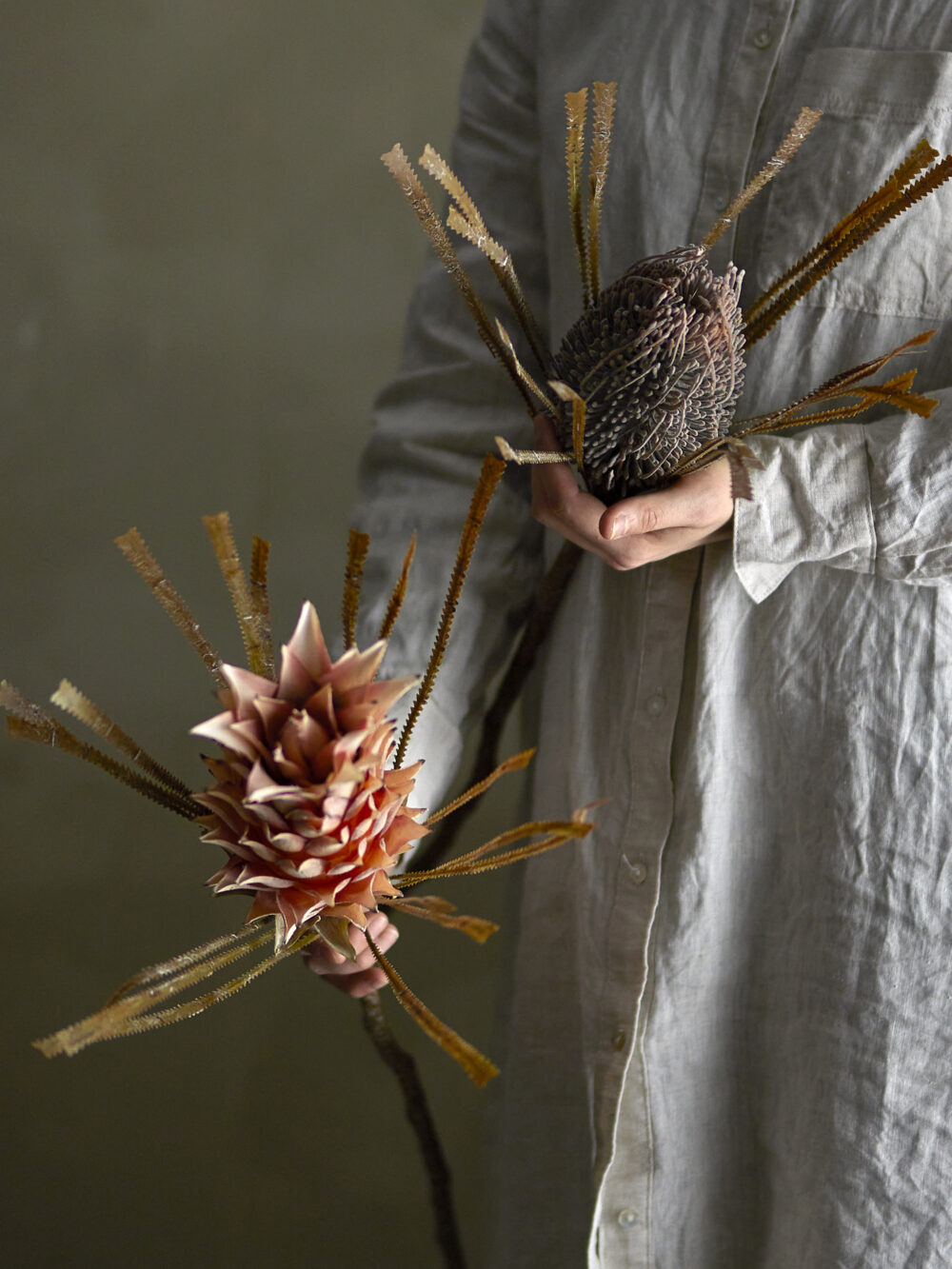 Palmflower Stem, Brown, Artificial Flowers - Image 3