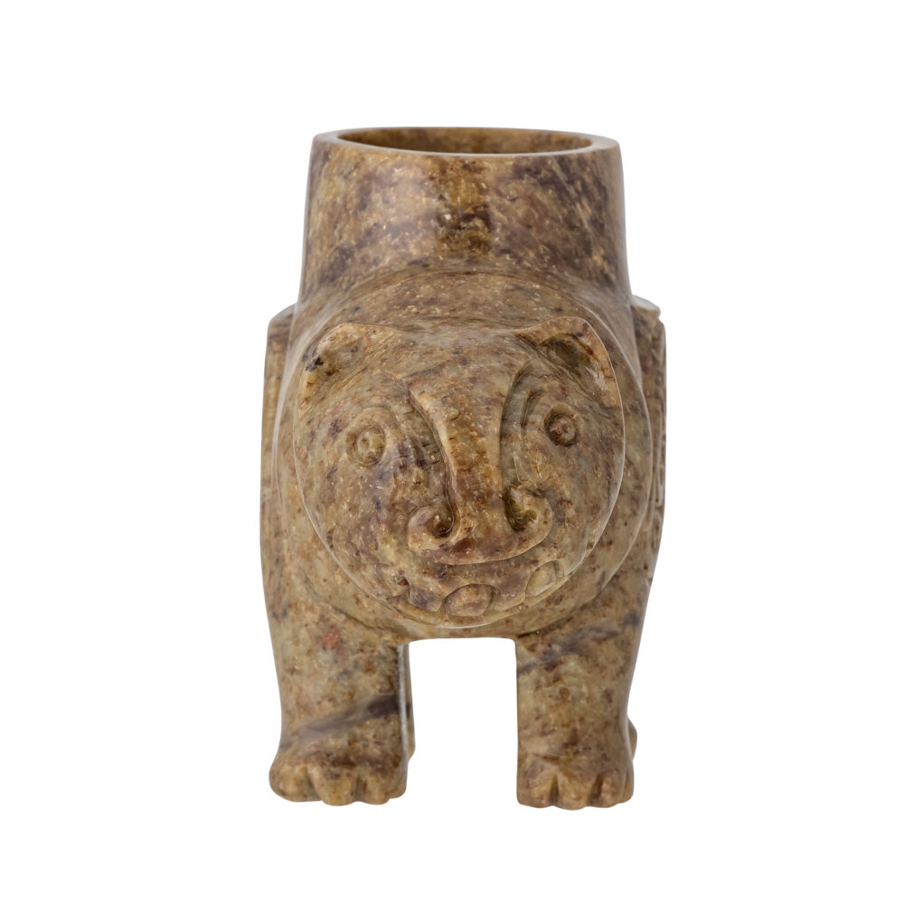 Novia Votive, Brown, Soapstone - Image 4