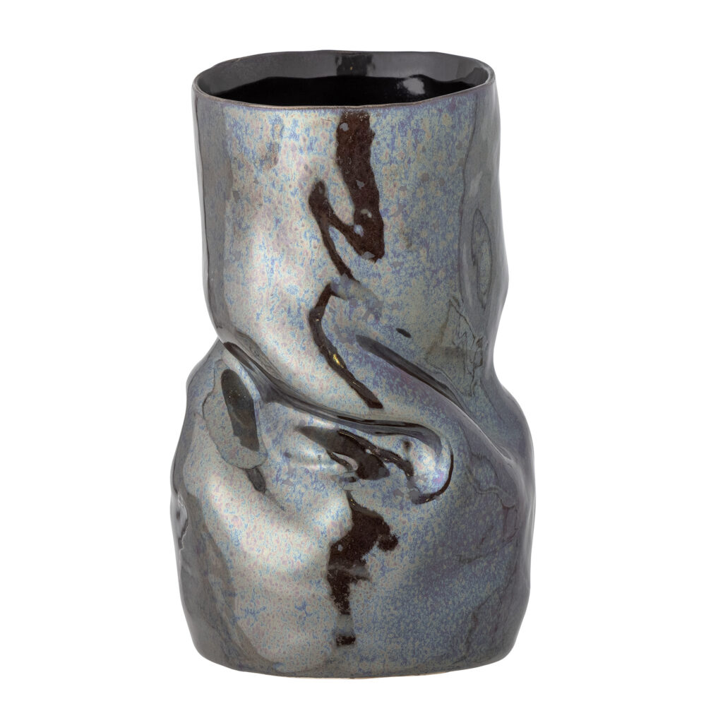 Apio Vase, Black, Stoneware - Image 3