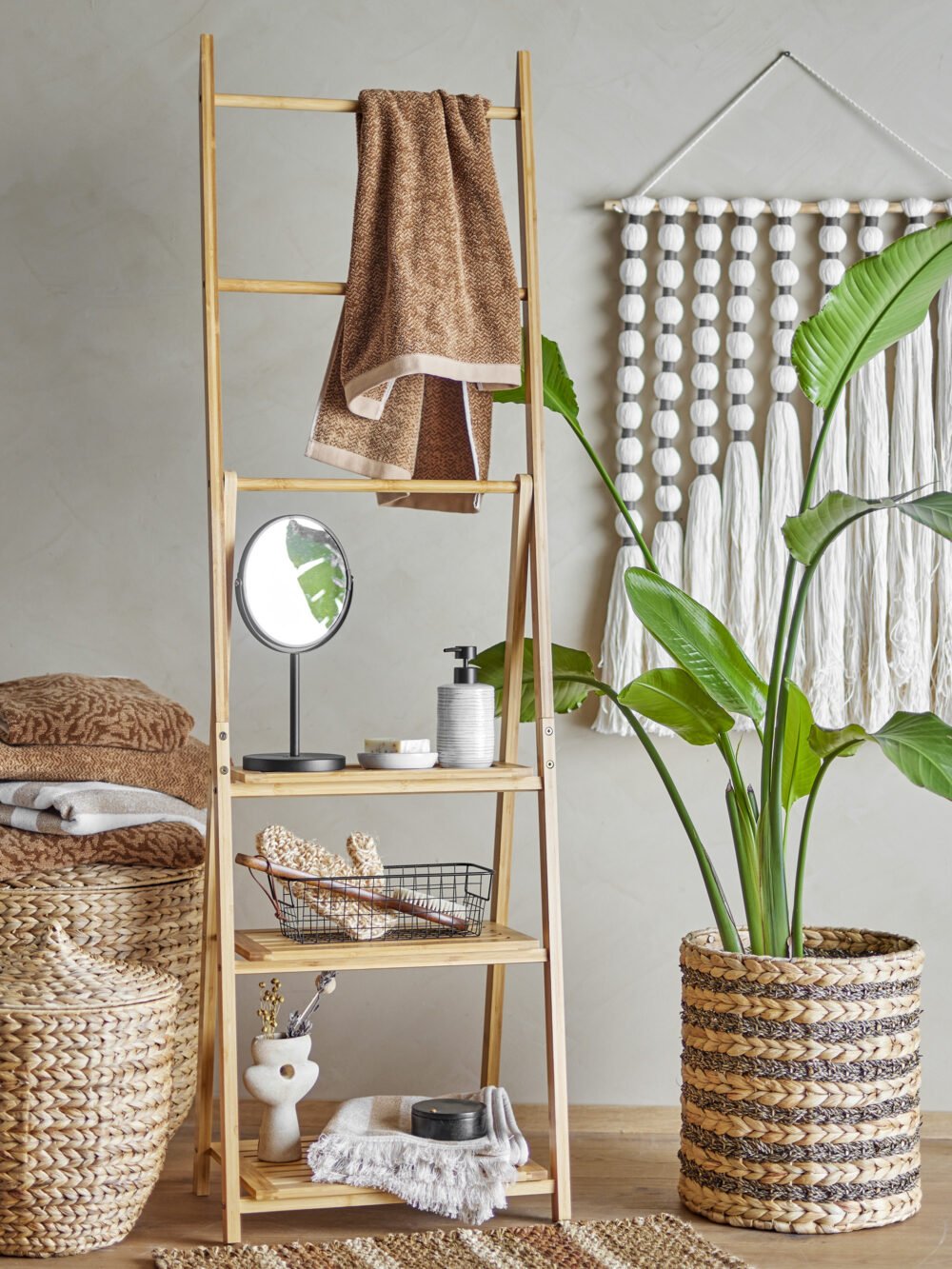 Aden Clothes Rack, Nature, Bamboo - Image 5