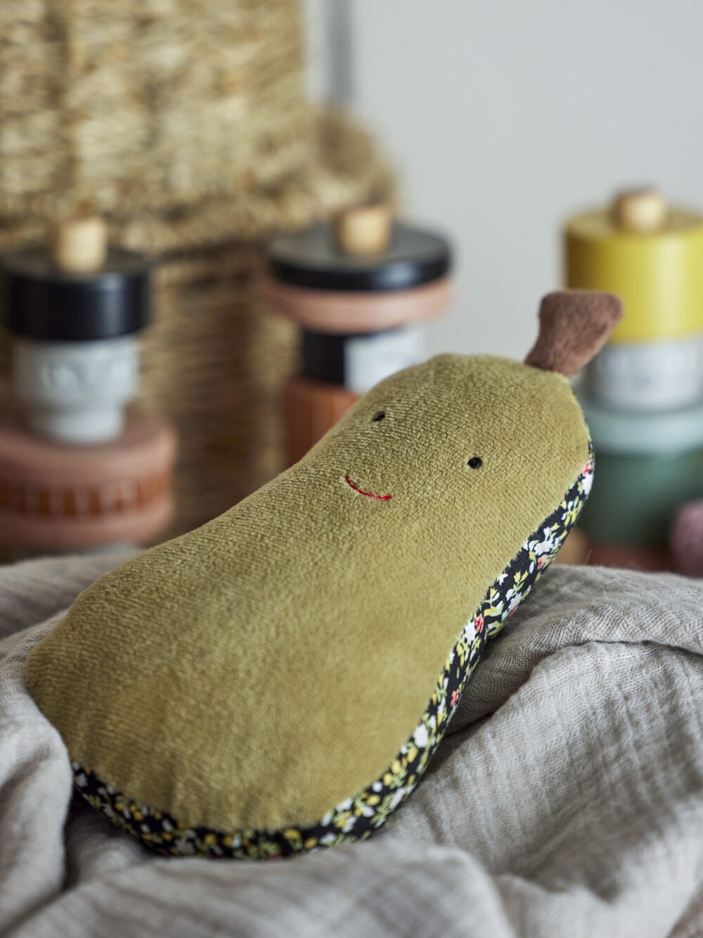 Ras Rattle, Green, Cotton - Image 3