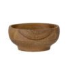 Zeline Bowl, Brown, Mahogany