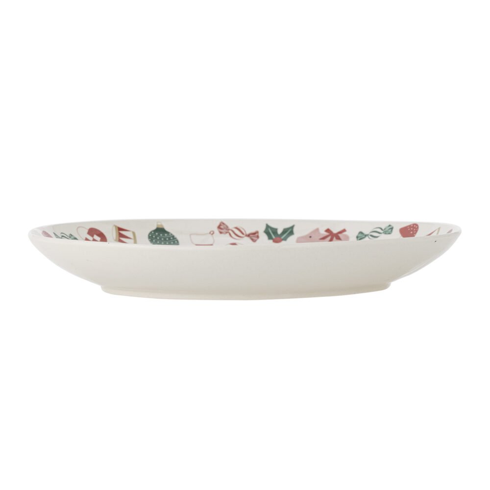 Yule Serving Plate, Nature, Stoneware - Image 3