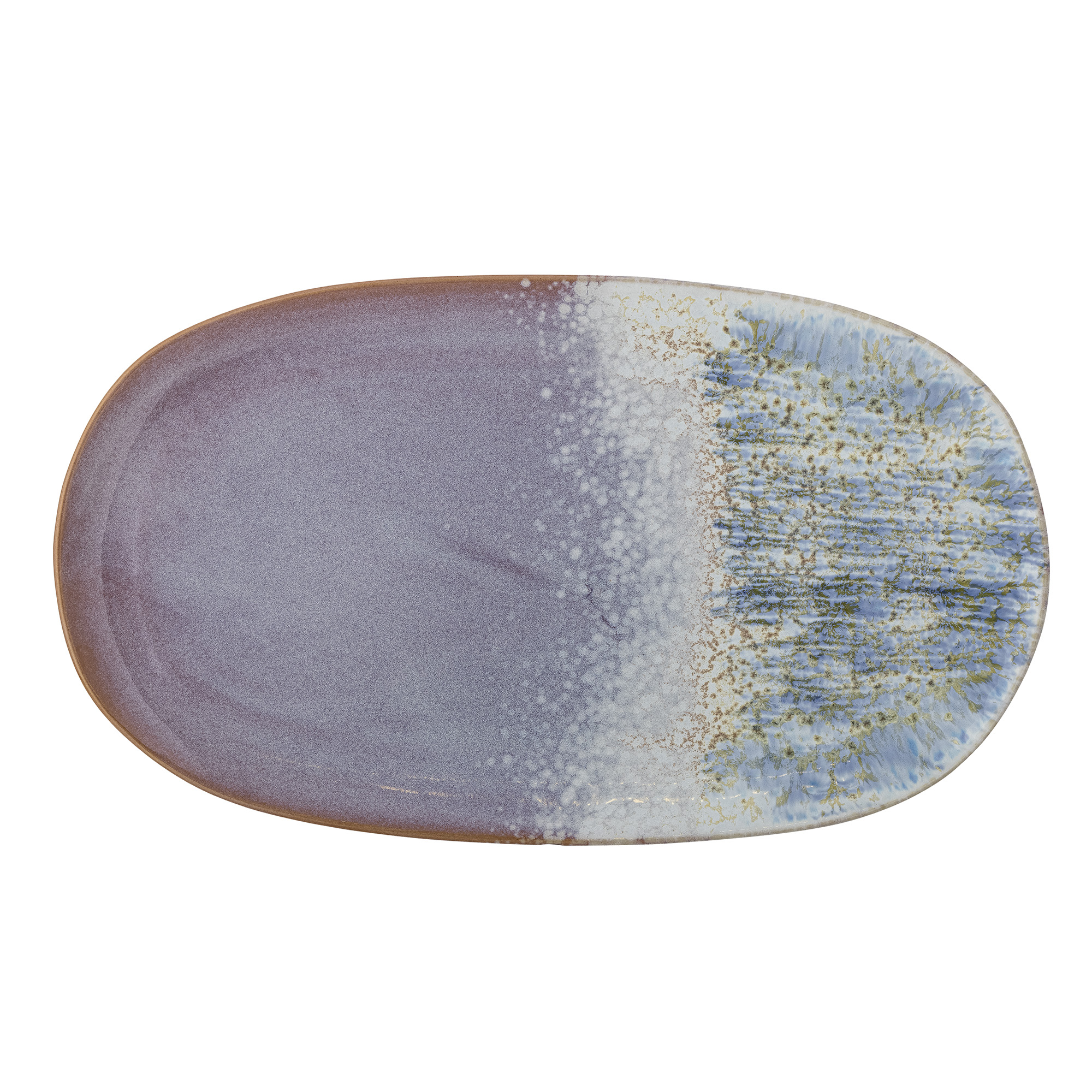 Cloe Serving Plate, Blue, Stoneware - Image 2