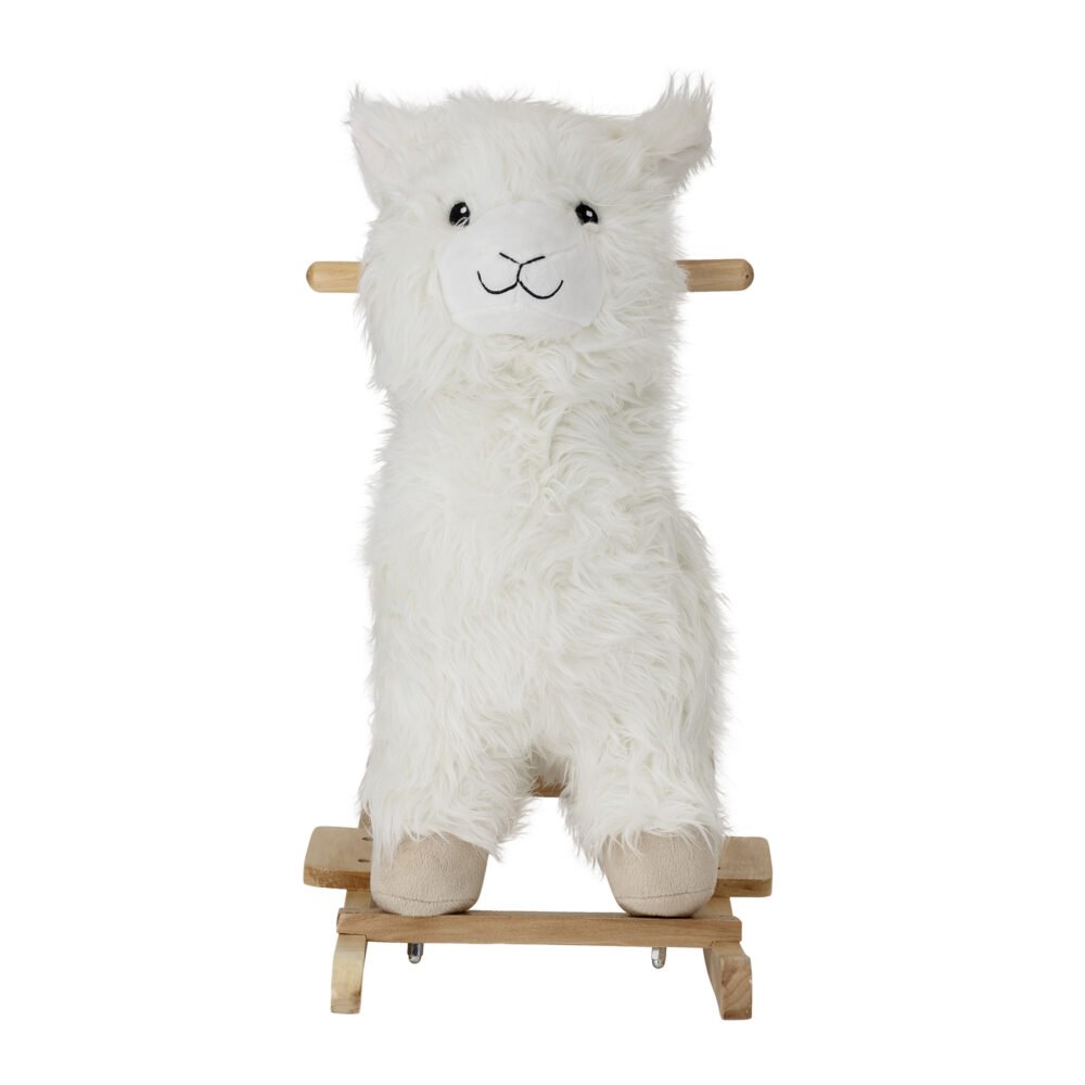 Kinto Rocking Toy, Lama, White, Polyester - Image 3