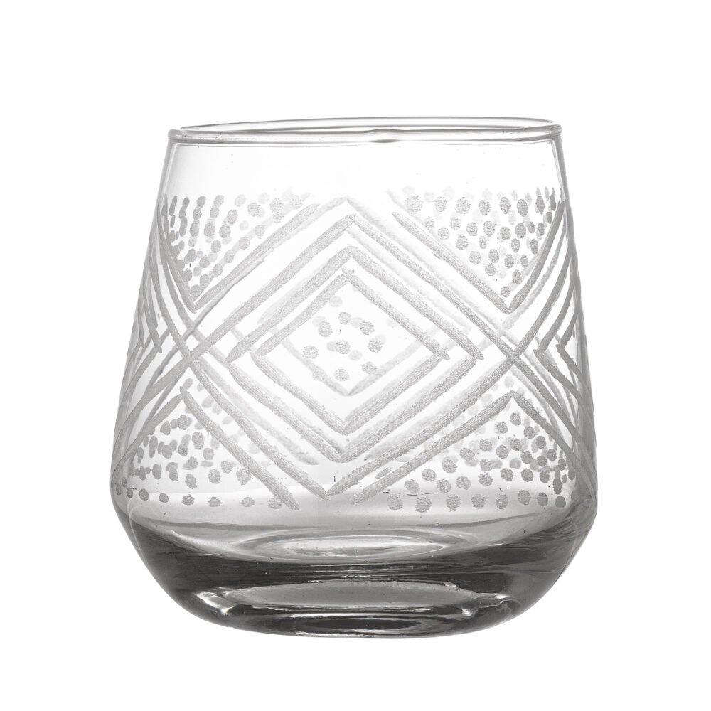 Kiyomi Drinking Glass, Clear, Recycled Glass