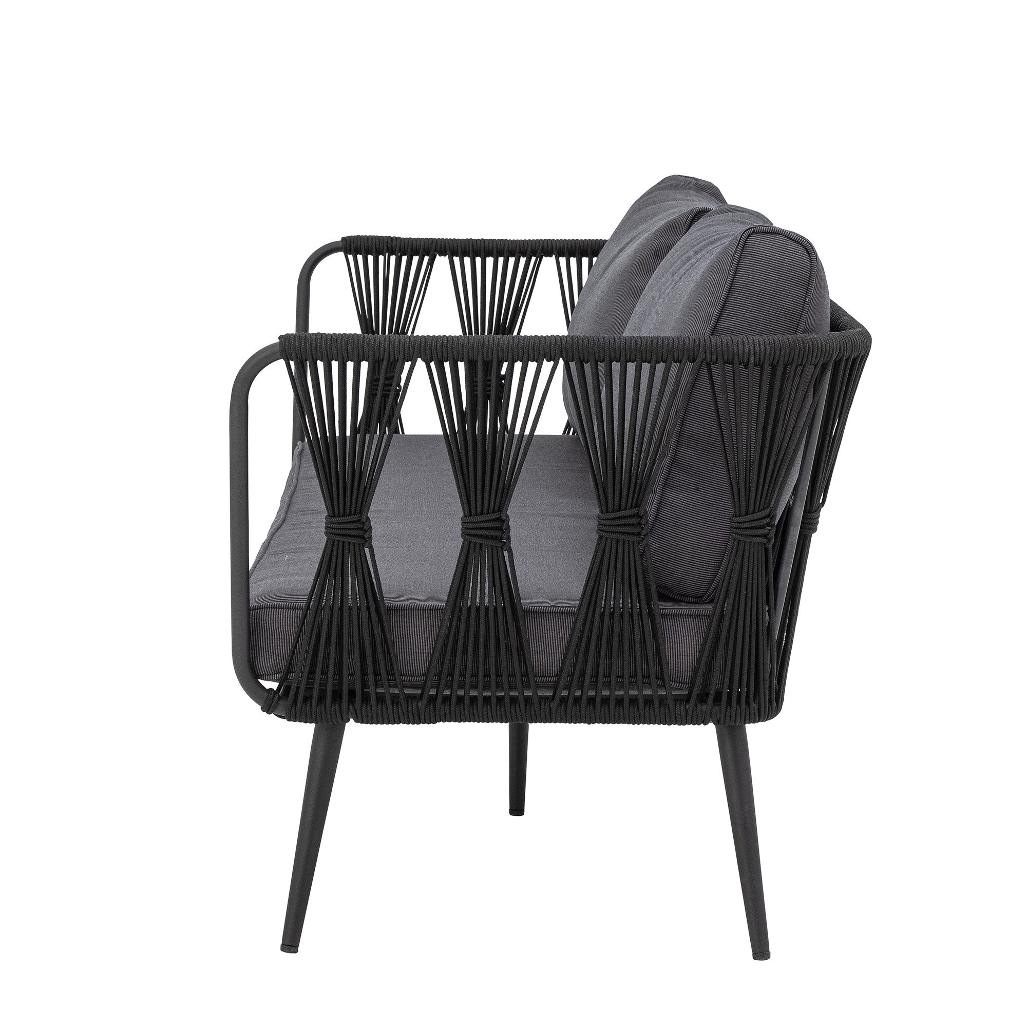 Pavone Sofa, Black, Metal - Image 2