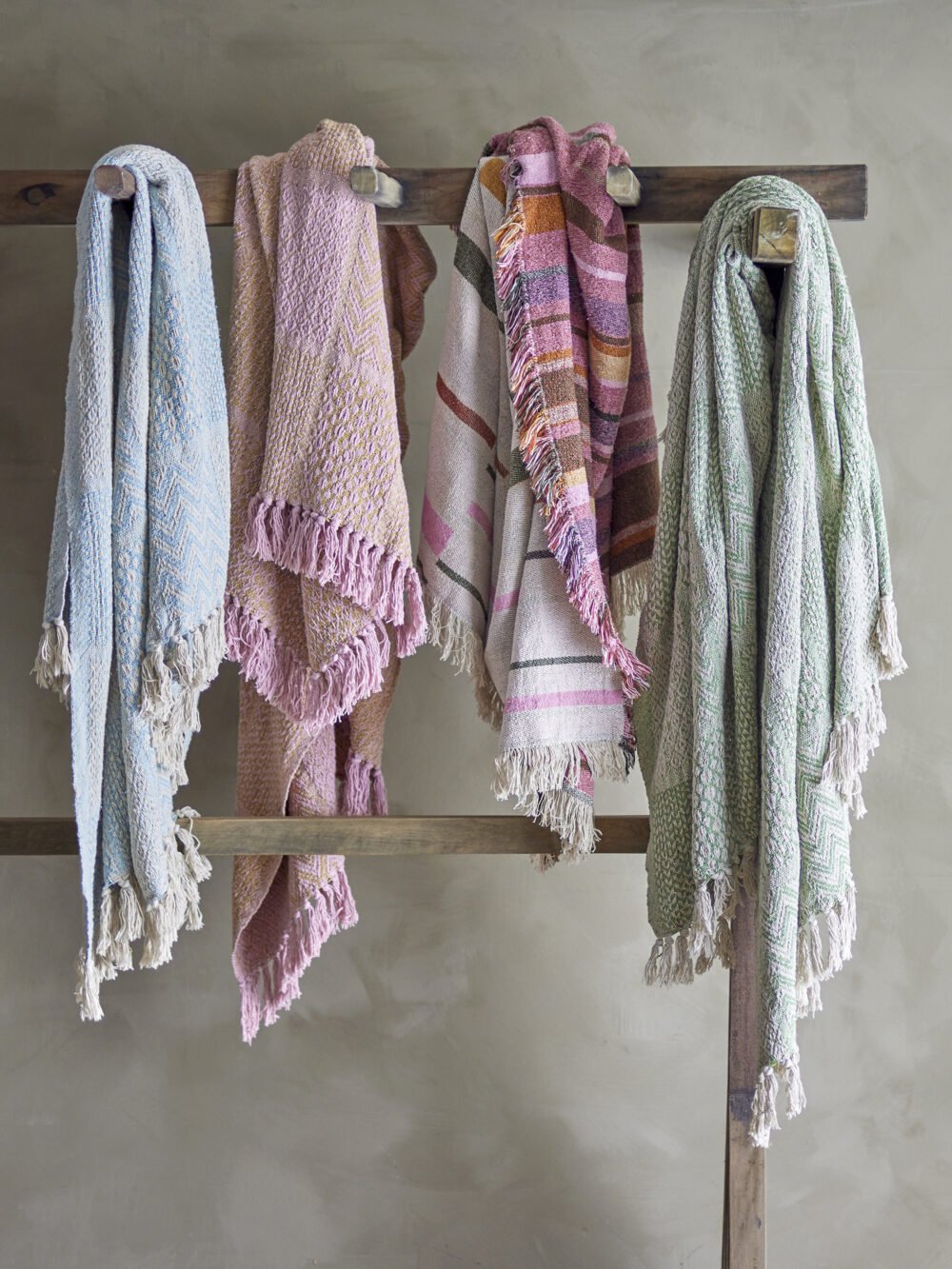 Toscana Throw, Nature, Recycled Cotton - Image 6