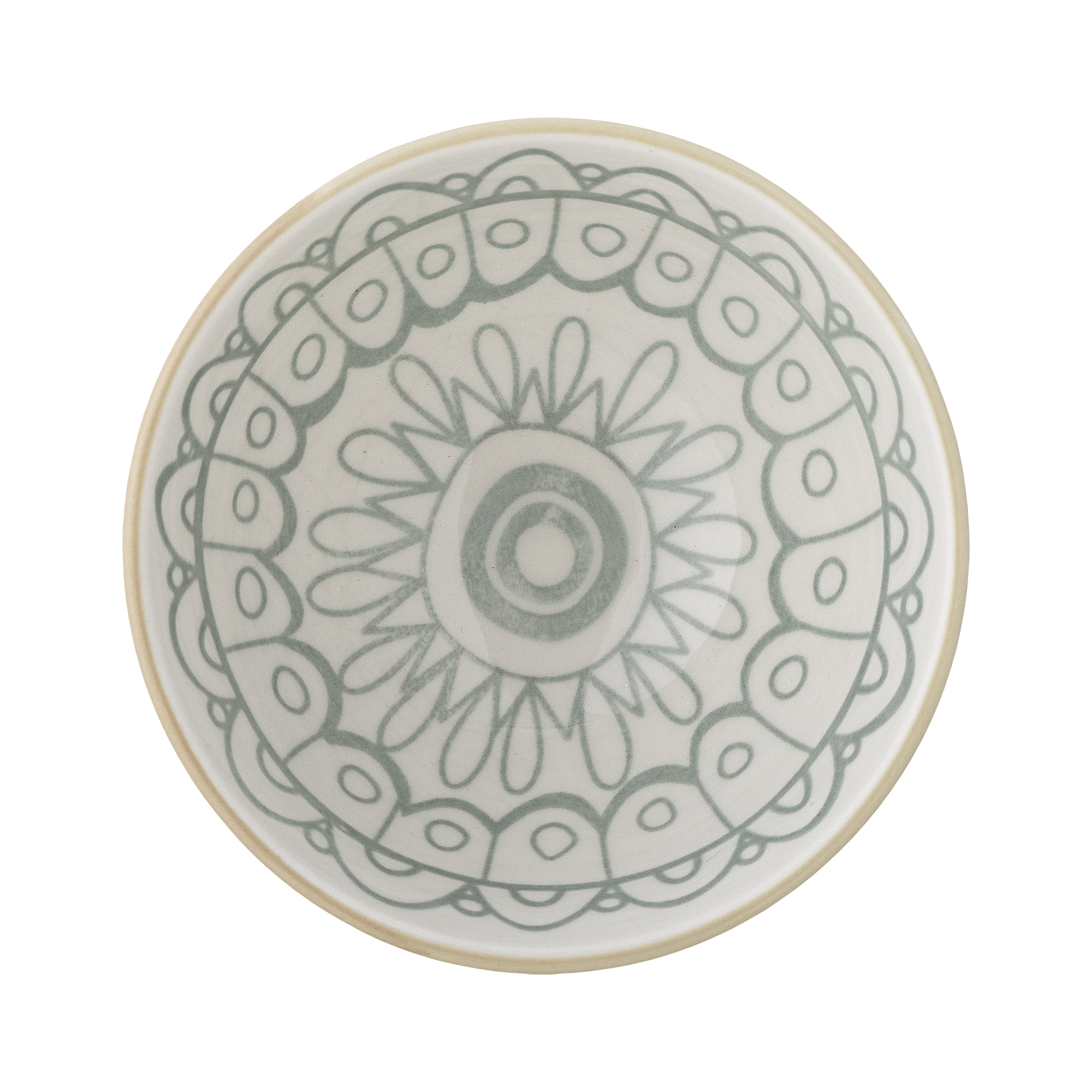Maple Bowl, Green, Stoneware - Image 2