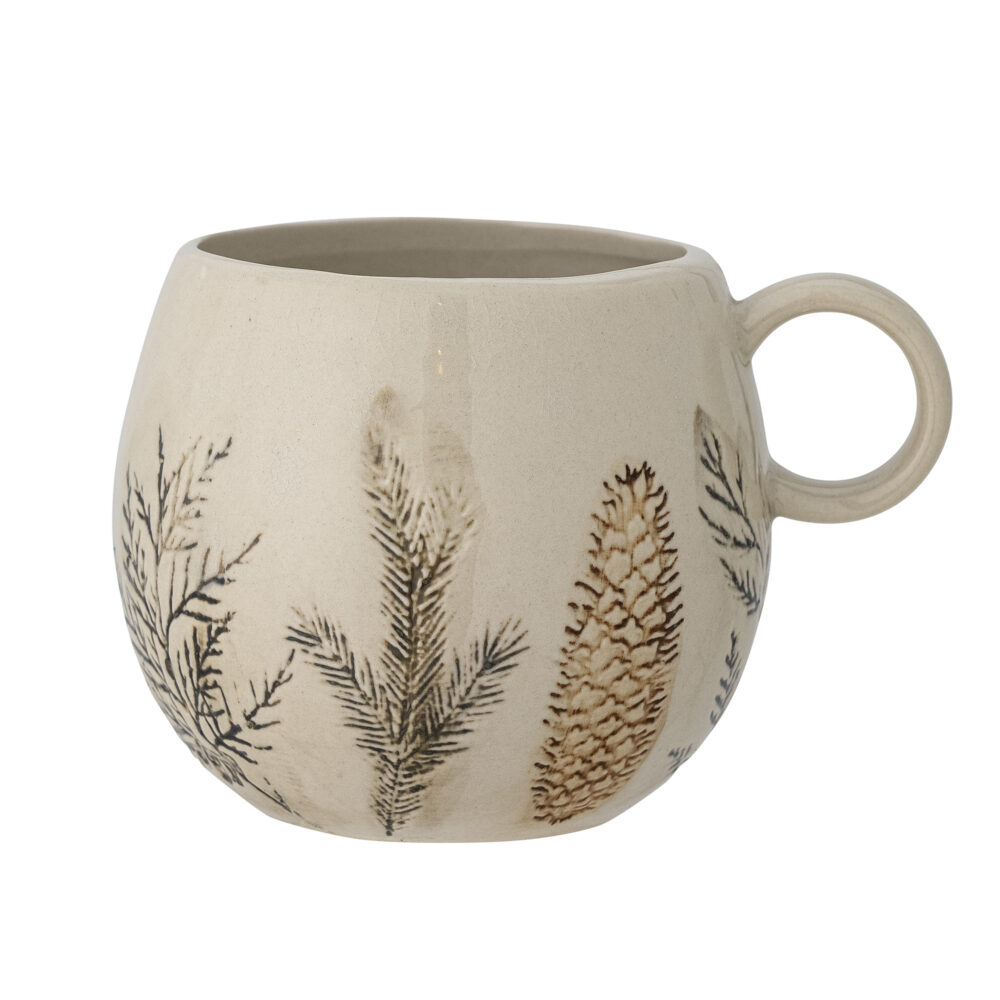 Hollie Mug, Green, Stoneware