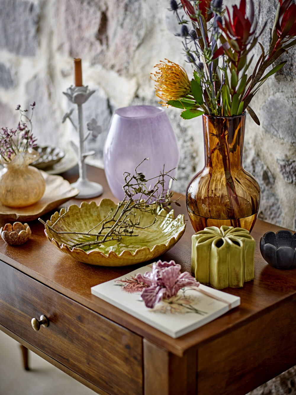 Lilac Vase, Purple, Glass - Image 4