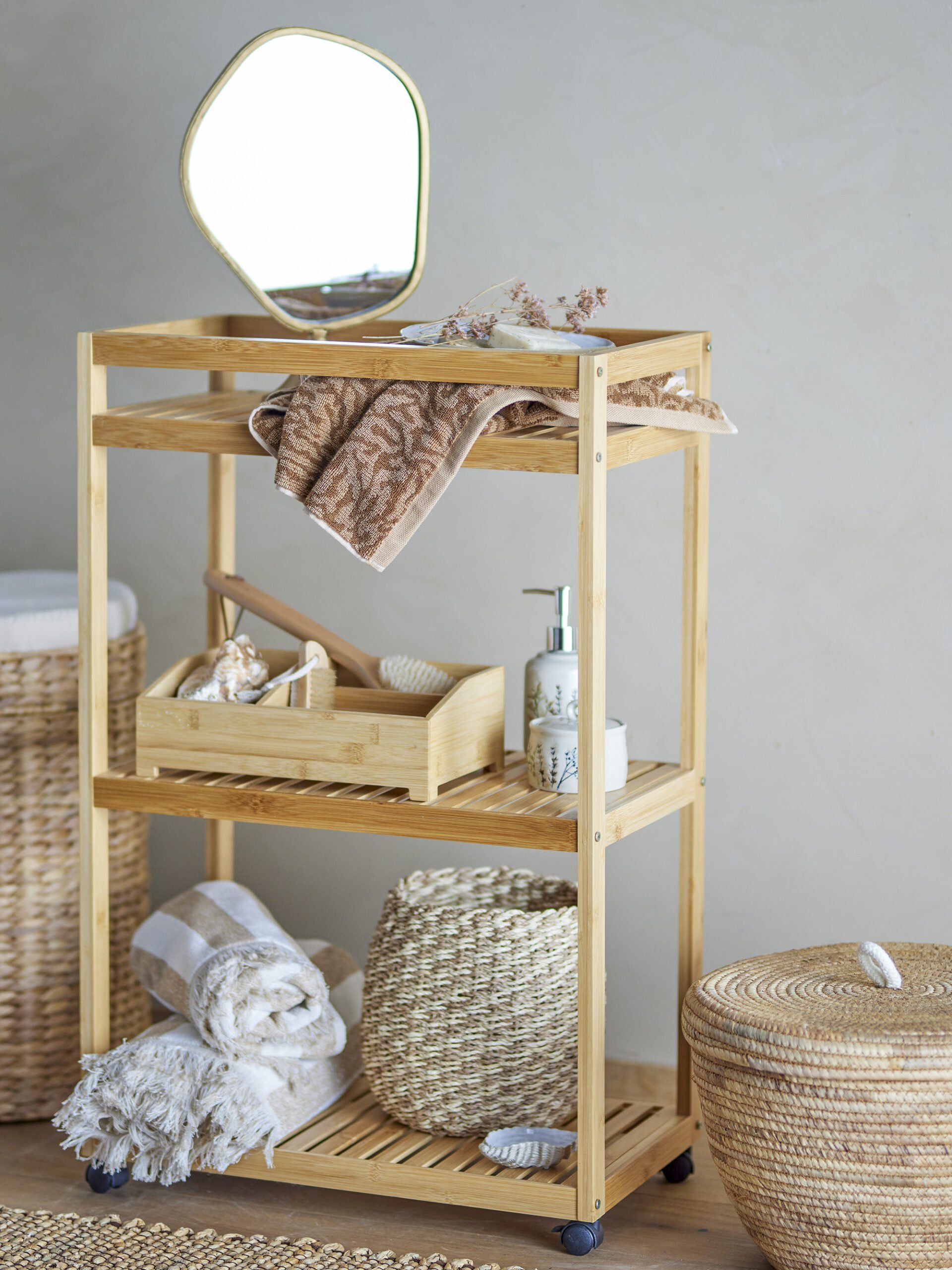 Aden Side Table, Nature, Bamboo - Image 5