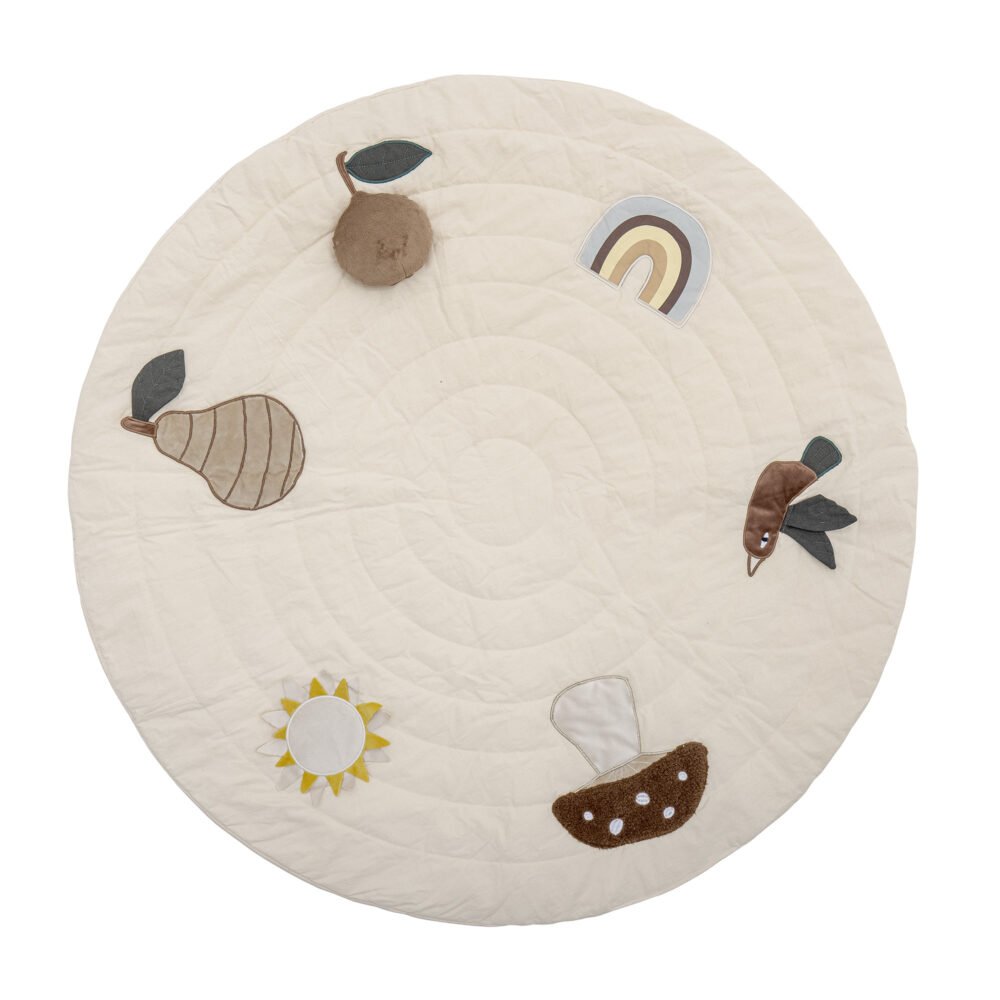 Agnes Play Mat, White, Cotton