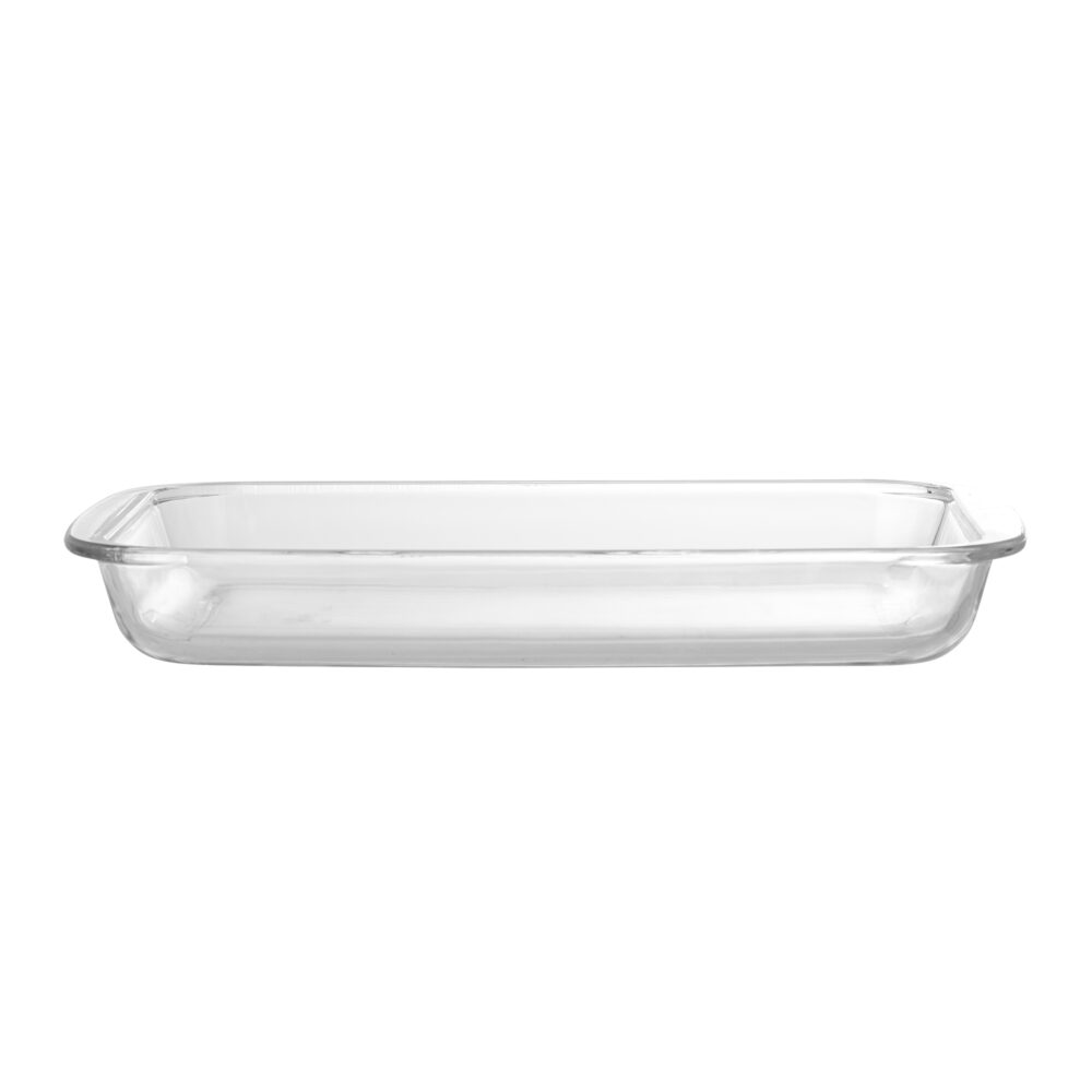 Mariam Oven Dish w/Basket, Clear, Glass - Image 3